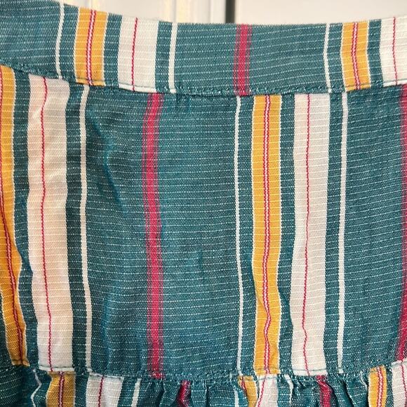 Anthropologie Maeve Striped Brenda Peasant Balloon Sleeve Blouse - Picture 9 of 13